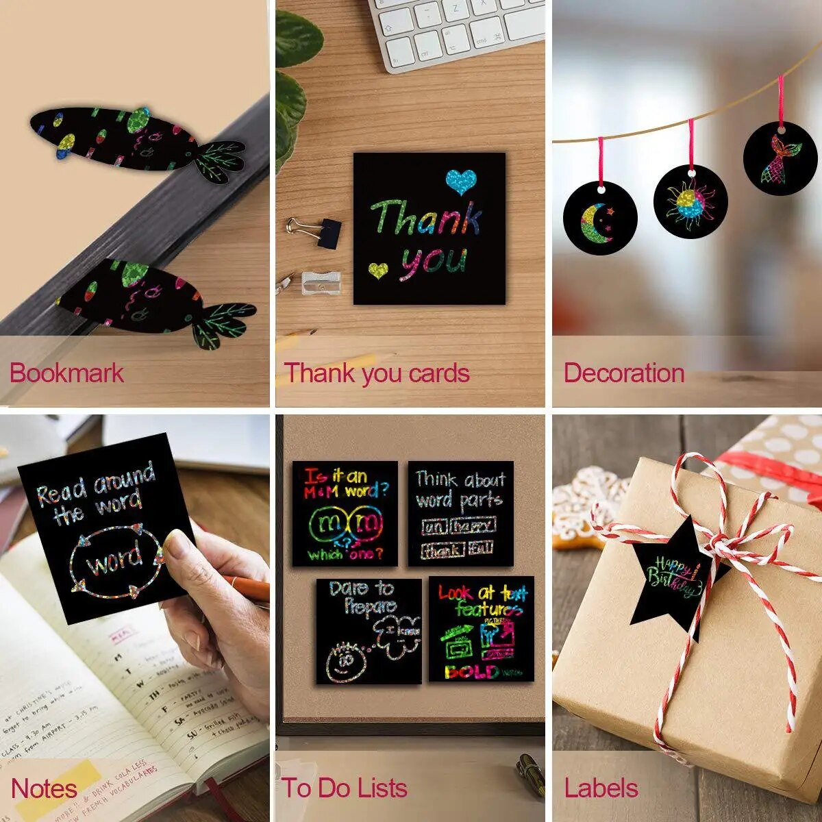 ชุดการ์ดศิลปะขูดสร้างสรรค์มากม - Art Craft Stick บทวิจารณ์และราคา