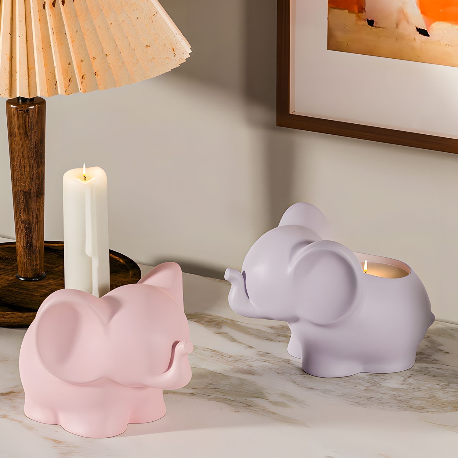 แม่พิมพ์เรซิ่นรูปช้าง DIY สำหร - Art Craft Vase บทวิจารณ์และราคา