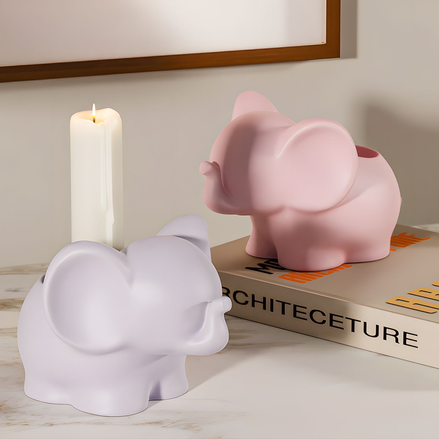 แม่พิมพ์เรซิ่นรูปช้าง DIY สำหร - Art Craft Vase บทวิจารณ์และราคา