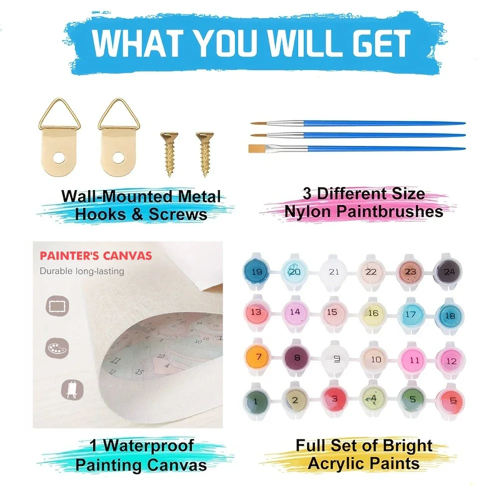 ชุดระบายสีตามตัวเลข ภาพวาดดอกท - Art Craft Game บทวิจารณ์และราคา