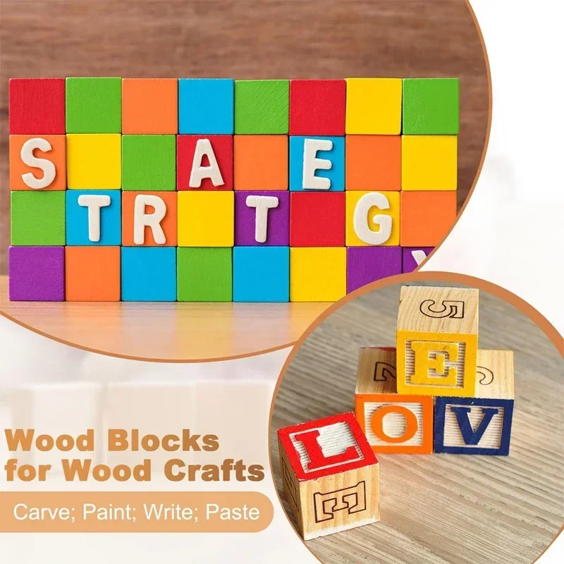 บล็อกไม้ธรรมชาติขนาด 1-5 ซม. ไ - Art Craft 2 Year Olds บทวิจารณ์และราคา