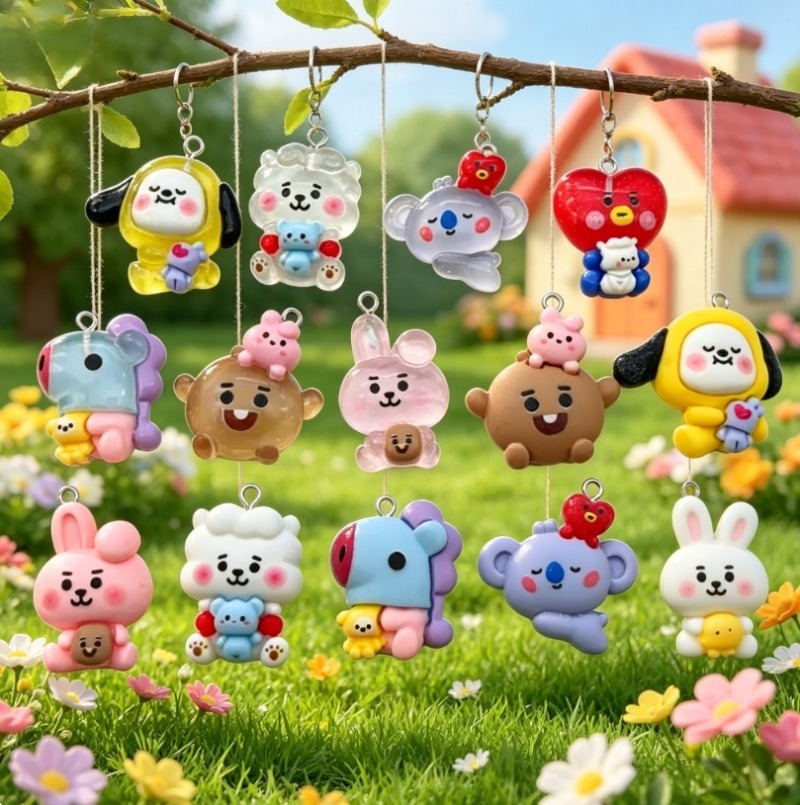 ชุด 7 ชิ้น BT21 ชาร์มการ์ตูนเร - Art Craft Material บทวิจารณ์และราคา
