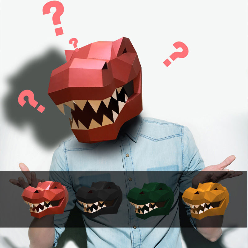 Tyrannosaurus Rex สัตว์หน้ากาก - Art Craft Cardboard บทวิจารณ์และราคา