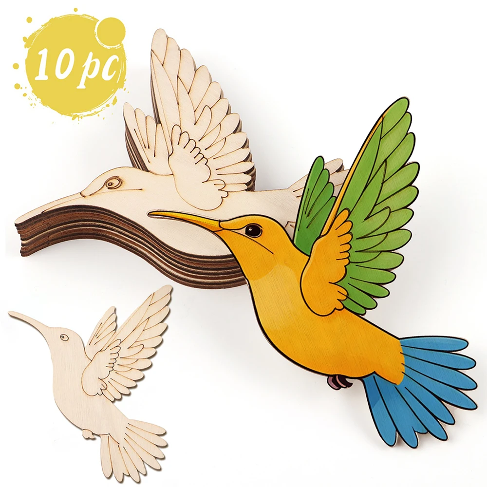 ชุดงานฝีมือไม้รูปสัตว์และนก 10 - Art Craft Painting บทวิจารณ์และราคา