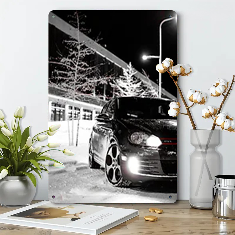 ภาพวาดเหล็กตกแต่งบ้าน วิวถนนใน - Art Craft Winter บทวิจารณ์และราคา