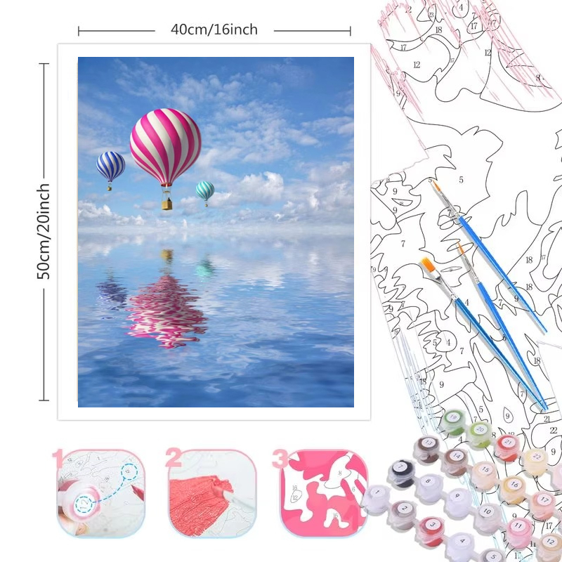 ชุดระบายสีตามตัวเลขบนผ้าใบ งาน - Art Craft Game บทวิจารณ์และราคา