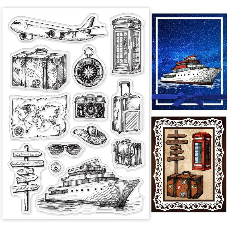 Travel ซิลิโคนล้างแสตมป์เครื่อ - Rubber Stamp Blank บทวิจารณ์และราคา
