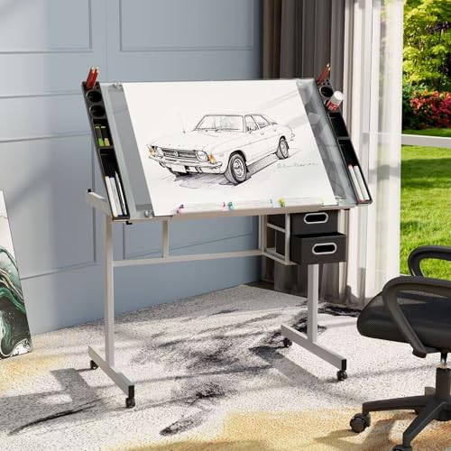 โต๊ะเขียนแบบปรับระดับได้พร้อมท - Art Craft And บทวิจารณ์และราคา