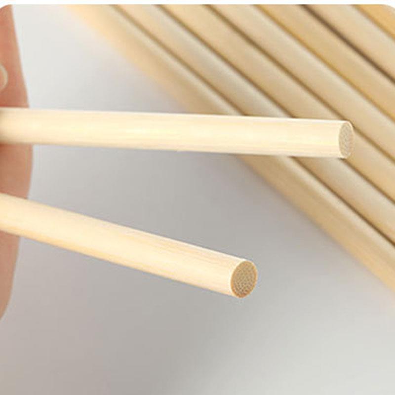 3-8 มม.รอบไม้ไม้ไผ่ Sticks DIY - Art Craft Stick บทวิจารณ์และราคา
