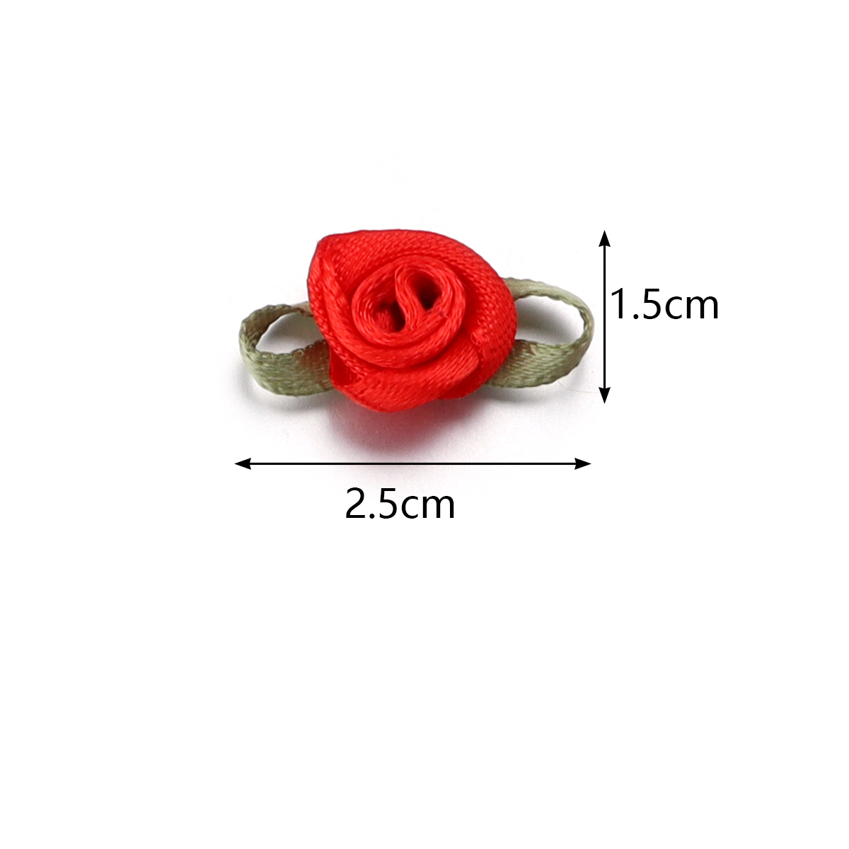 50pcs 1.5x2.5cm 18 สีสำหรับตัว - Art Craft Flower บทวิจารณ์และราคา