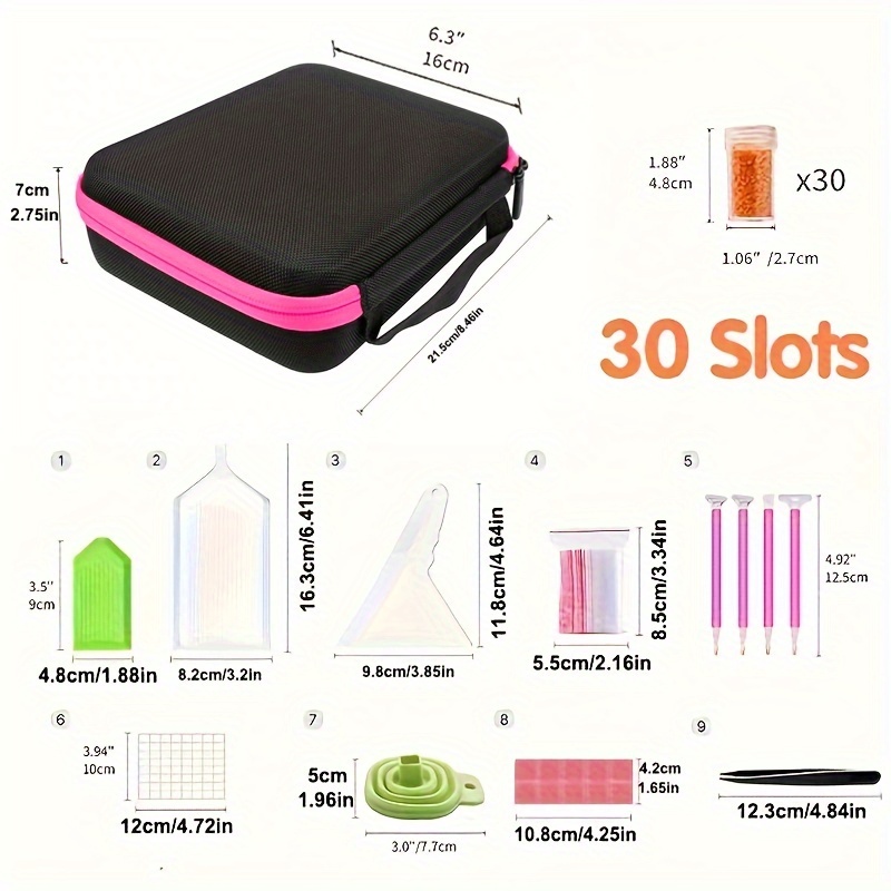 กล่องเก็บอุปกรณ์เพชรสำหรับงานป - Art Craft Organizer บทวิจารณ์และราคา