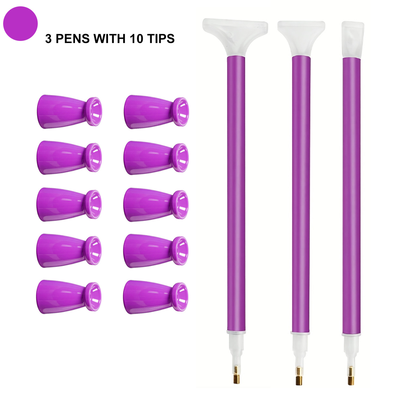 ชุดปากกาเพชร 10 หัวซิลิโคน & 3 - Diamond Painting Kit บทวิจารณ์และราคา