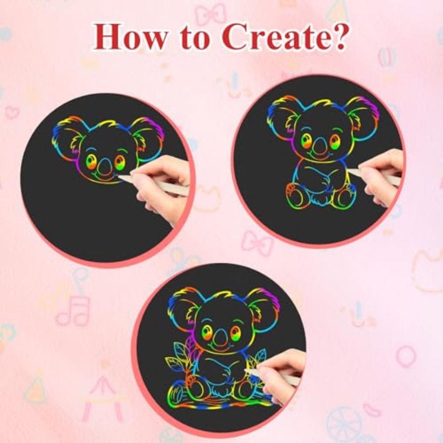 กระดาษขูดลายศิลปะ ของขวัญเล็กๆ - Art Craft 2 Year Olds บทวิจารณ์และราคา
