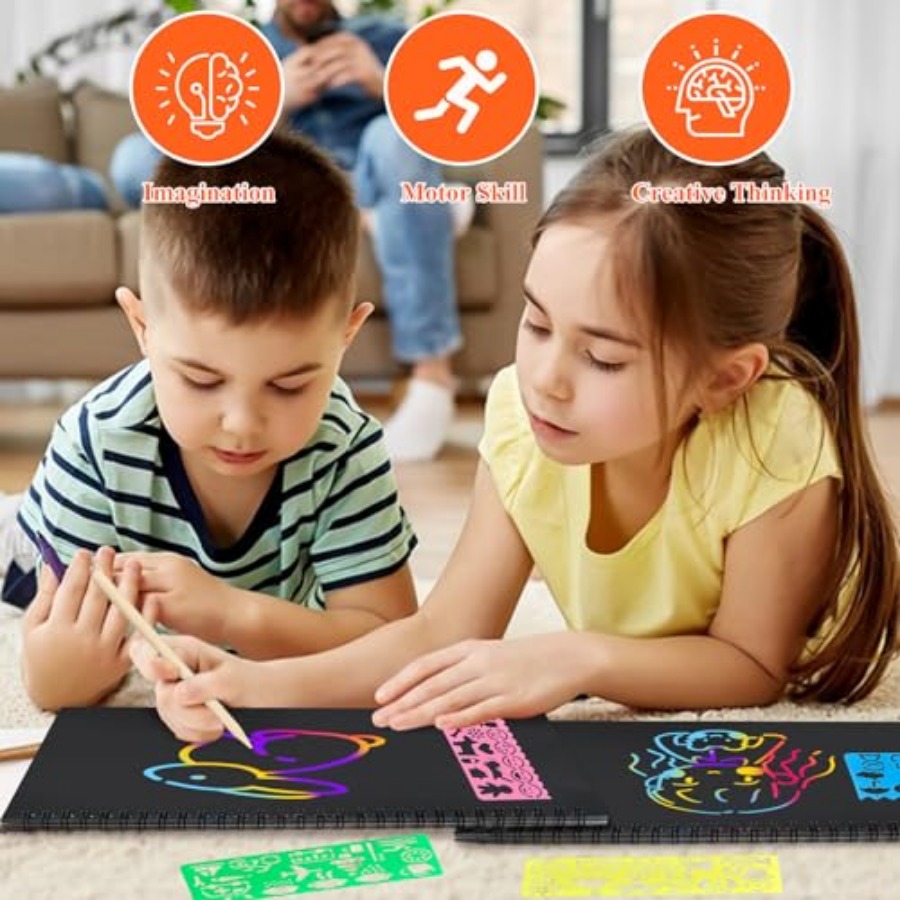 กระดาษขูดลายศิลปะ ของขวัญเล็กๆ - Art Craft 2 Year Olds บทวิจารณ์และราคา