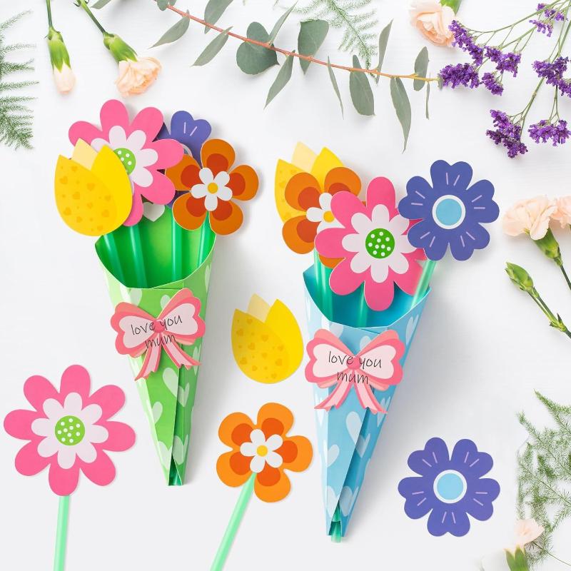 ชุดงานฝีมือช่อดอกไม้ 12 ชิ้นสำ - Art Craft Mother'S Day บทวิจารณ์และราคา