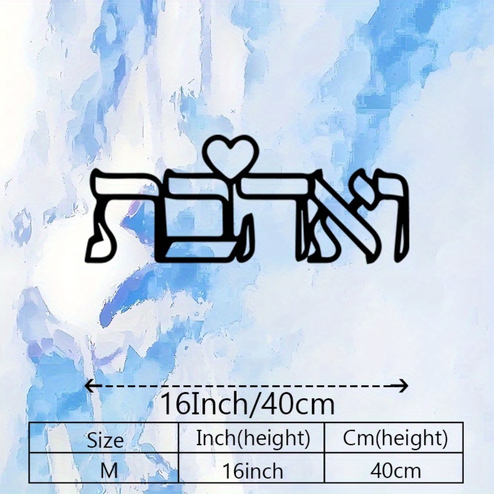 CIFBUY งานศิลปะติดผนังโลหะ ตัว - Art Craft And บทวิจารณ์และราคา