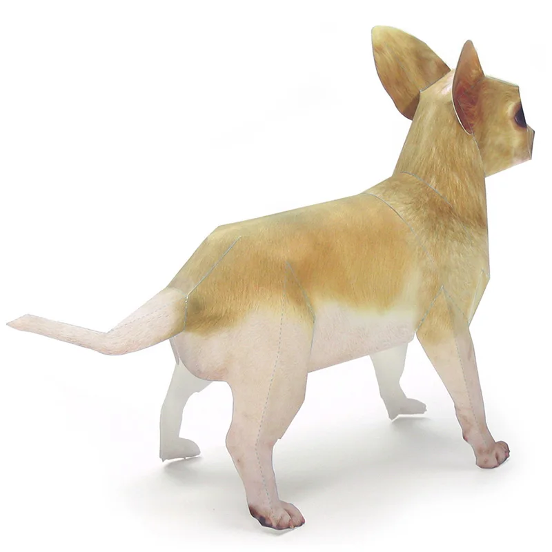 Chihuahua สุนัข Origami Art สั - Art Craft Cardboard บทวิจารณ์และราคา