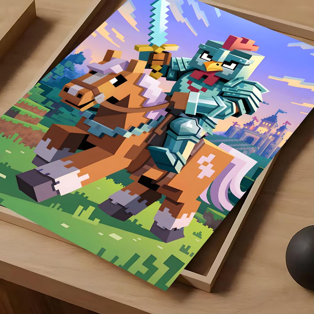 โปสเตอร์เกม Minecraft สำหรับงา - Art Craft Game บทวิจารณ์และราคา