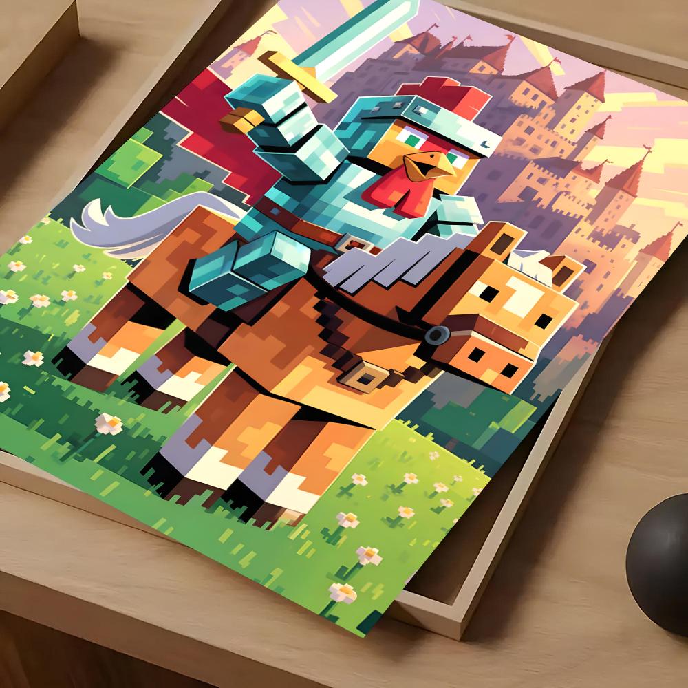 โปสเตอร์เกม Minecraft สำหรับงา - Art Craft Game บทวิจารณ์และราคา