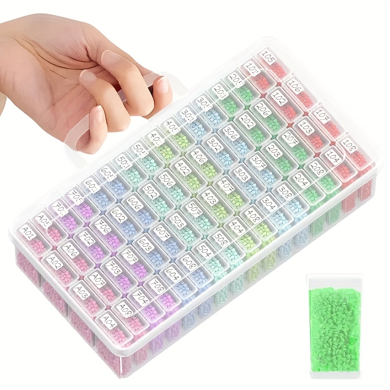 ชุดกล่องเก็บของพลาสติกใส 64 ช่ - Art Craft Organizer บทวิจารณ์และราคา