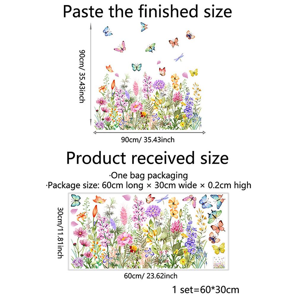 สติกเกอร์ติดผนังรูปดอกไม้สีสัน - Art Craft Butterfly บทวิจารณ์และราคา