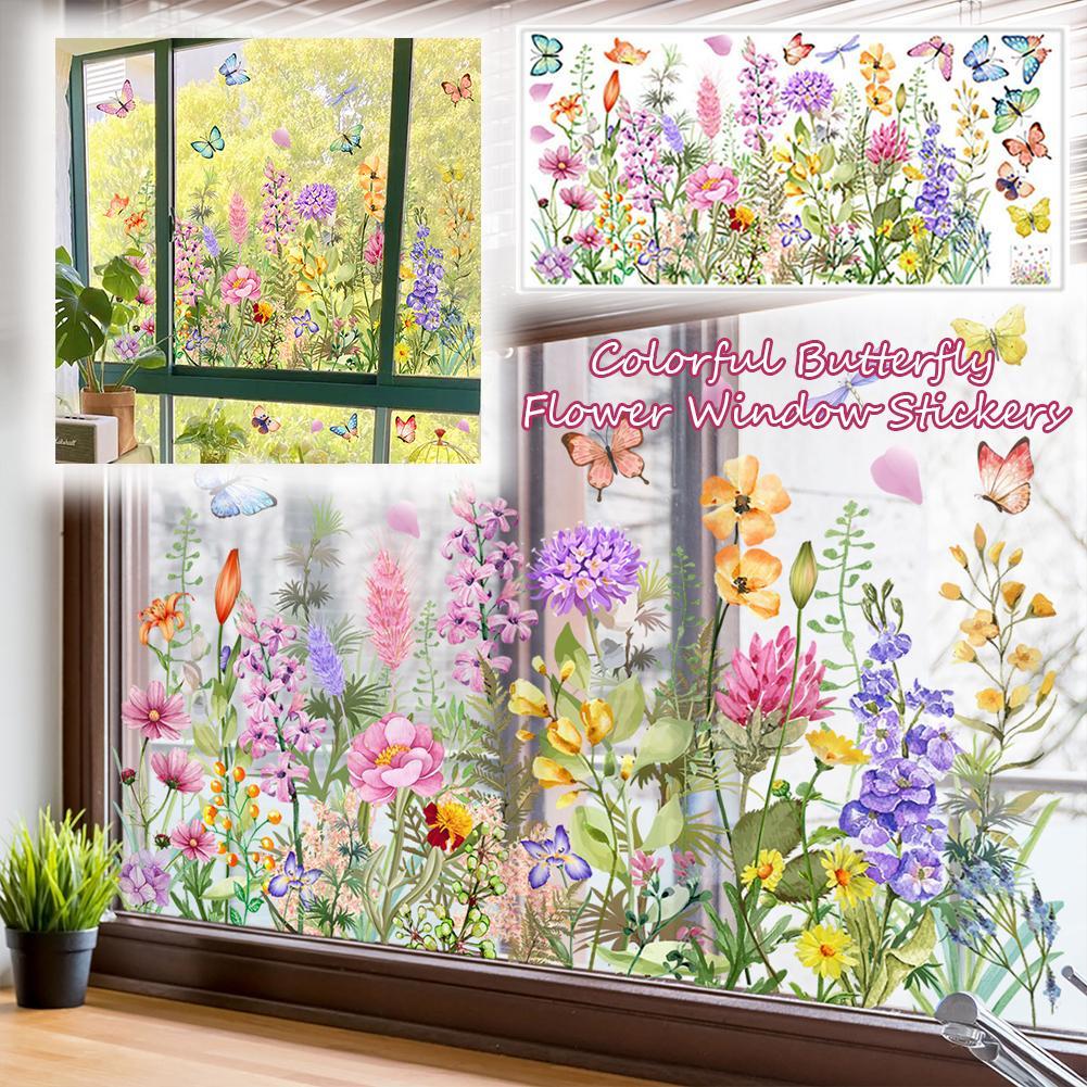 สติกเกอร์ติดผนังรูปดอกไม้สีสัน - Art Craft Butterfly บทวิจารณ์และราคา