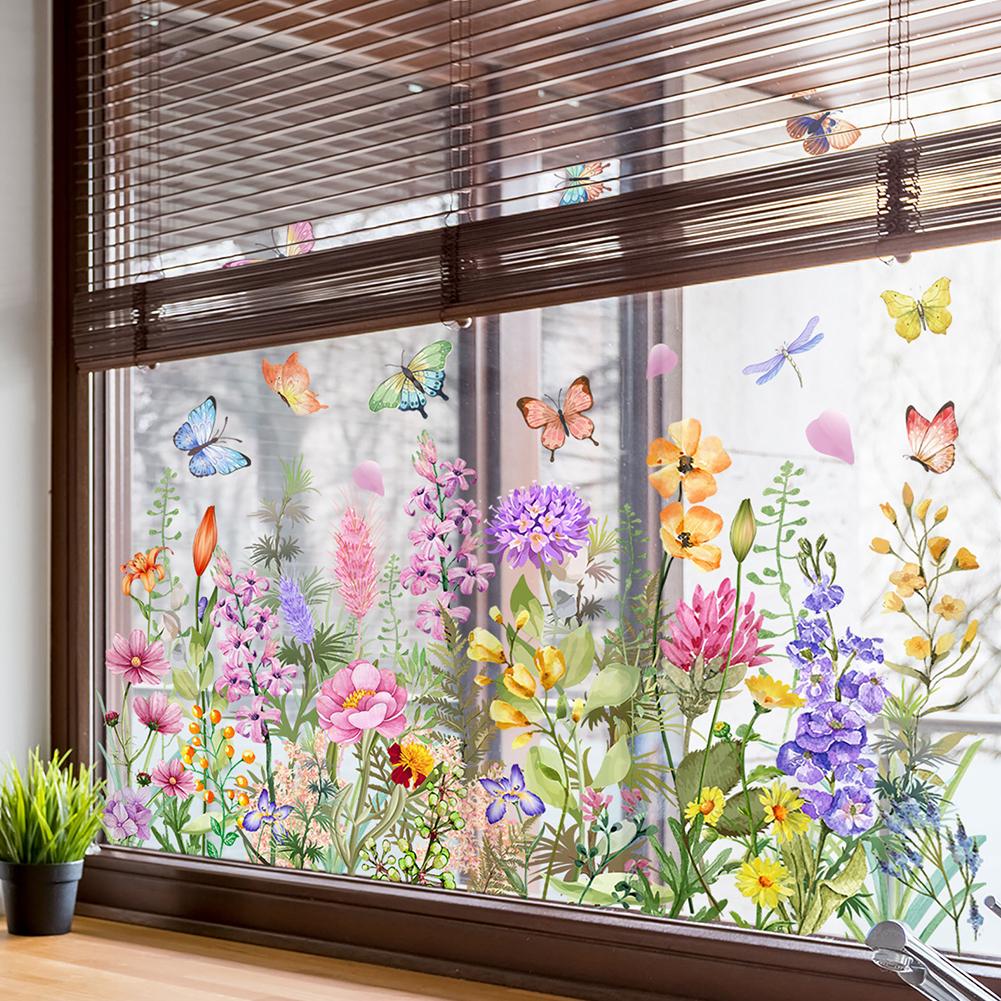 สติกเกอร์ติดผนังรูปดอกไม้สีสัน - Art Craft Butterfly บทวิจารณ์และราคา