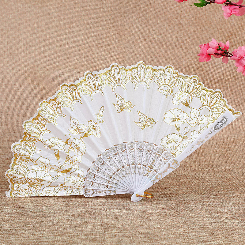 พัดพัดลมแบบพับได้สไตล์จีนย้อนย - Art Craft Butterfly บทวิจารณ์และราคา