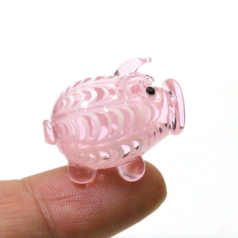 ตุ๊กตาหมูแก้วมูราโน่หลากหลายสไ - Craft And Art Difference บทวิจารณ์และราคา