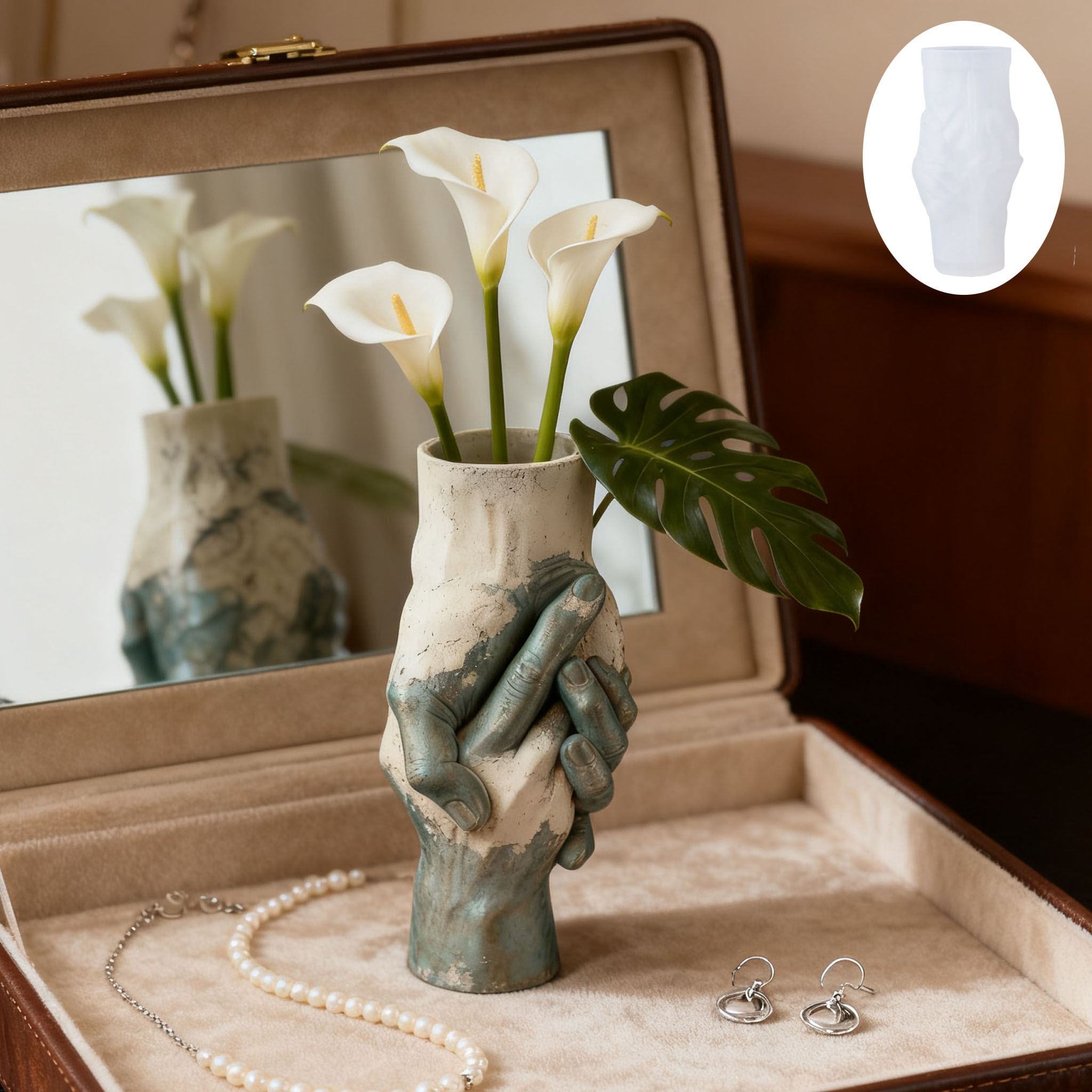 แม่พิมพ์ซิลิโคนรูปแจกันมือถือแ - Art Craft Vase บทวิจารณ์และราคา