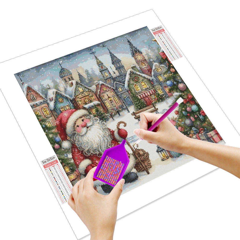 ภาพวาดการ์ตูนด้วยเม็ด5D ด้วยเม - Art Craft Winter บทวิจารณ์และราคา