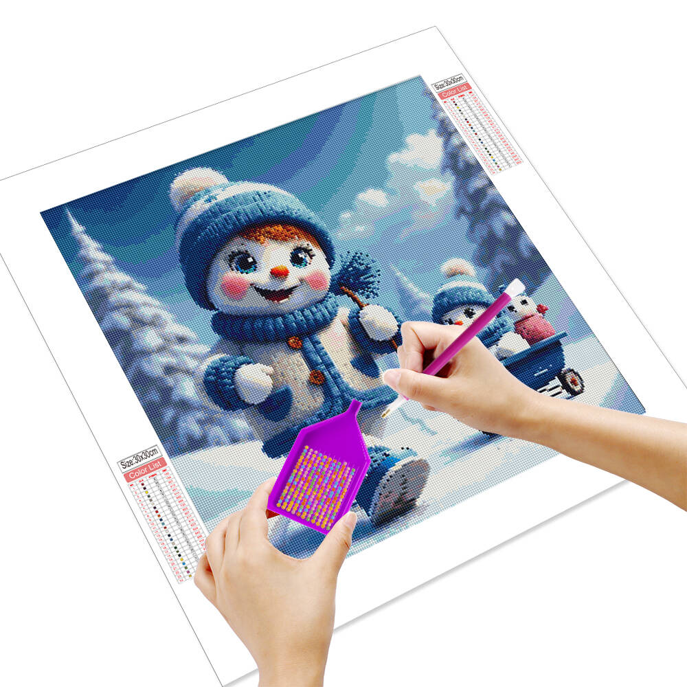 ภาพวาดการ์ตูนด้วยเม็ด5D ด้วยเม - Art Craft Winter บทวิจารณ์และราคา