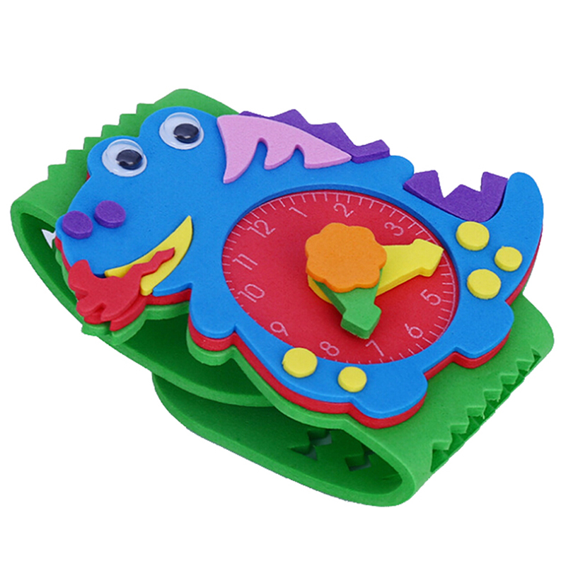 2/4/6PCS 3D EVA โฟมนาฬิกาเด็ก  - Art Craft 2 Year Olds บทวิจารณ์และราคา