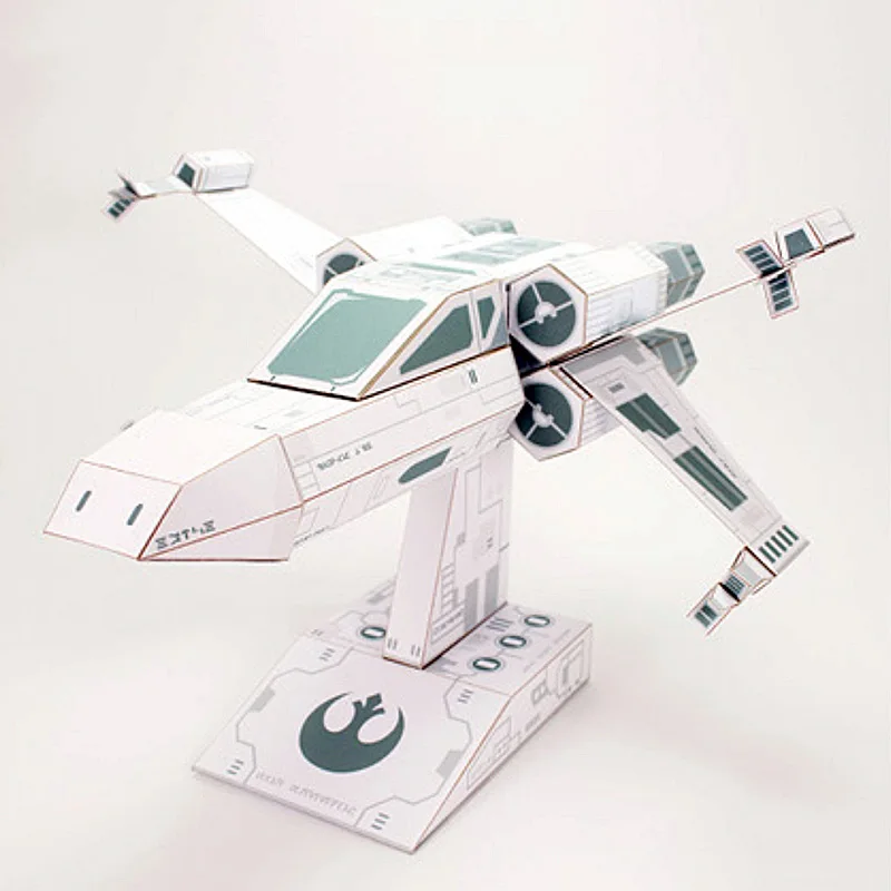 X-WING Fighter สีขาวกระดาษรุ่น - Art X Craft บทวิจารณ์และราคา