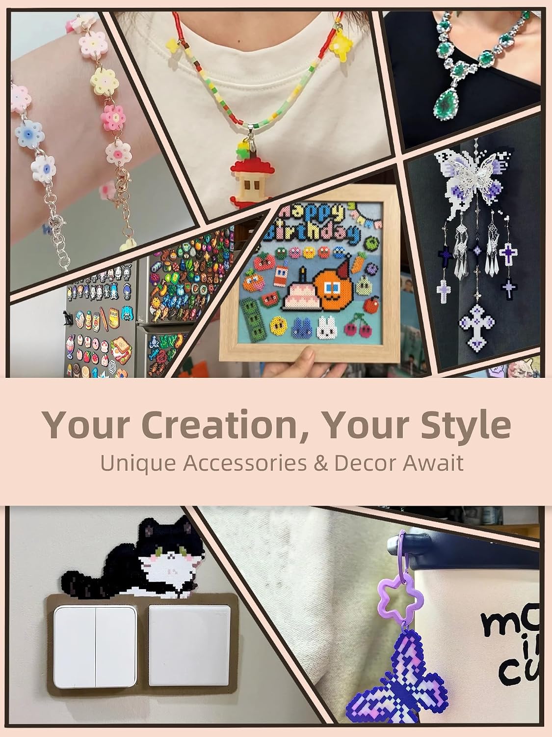 ชุดลูกปัดฟิวส์-ง่ายต่อการใช้งา - Art Craft And บทวิจารณ์และราคา
